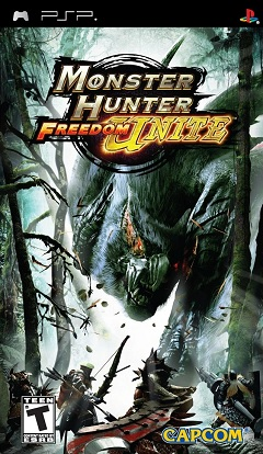 Portada Videojuego Monster Hunter Freedom Unite
